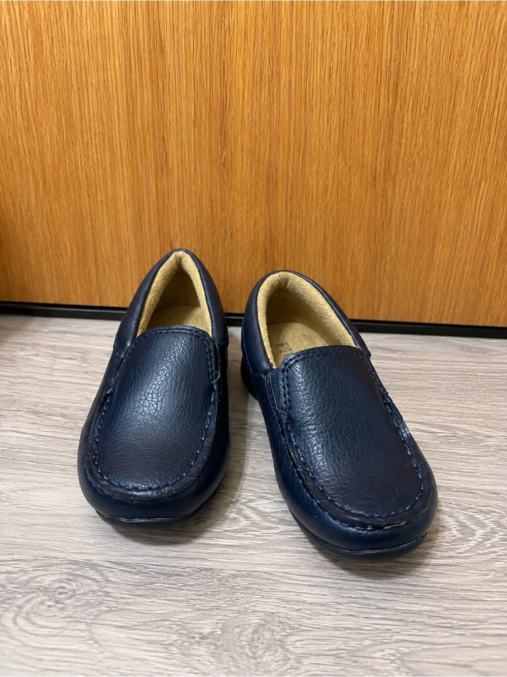 Place Navy Slip-On Moccasin Loafers for Kids - Picture 3 of 3